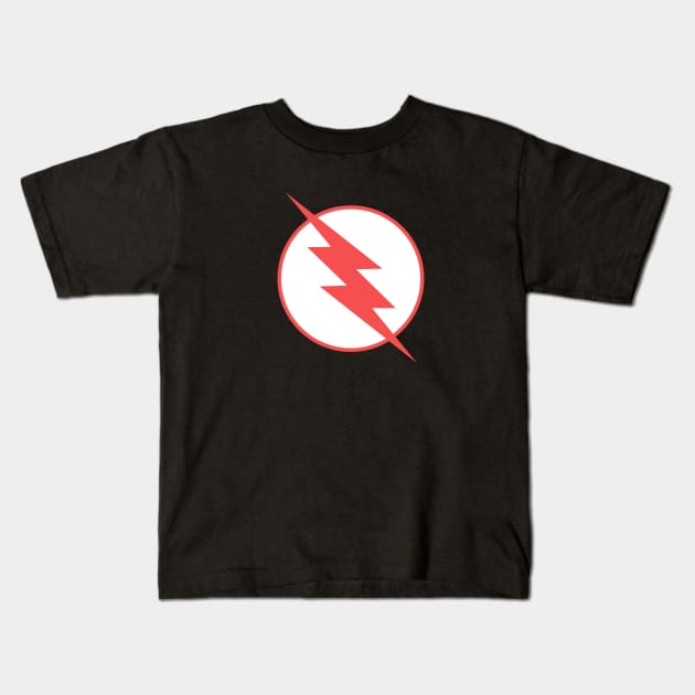 Black Flash Kids T-Shirt by sirphage